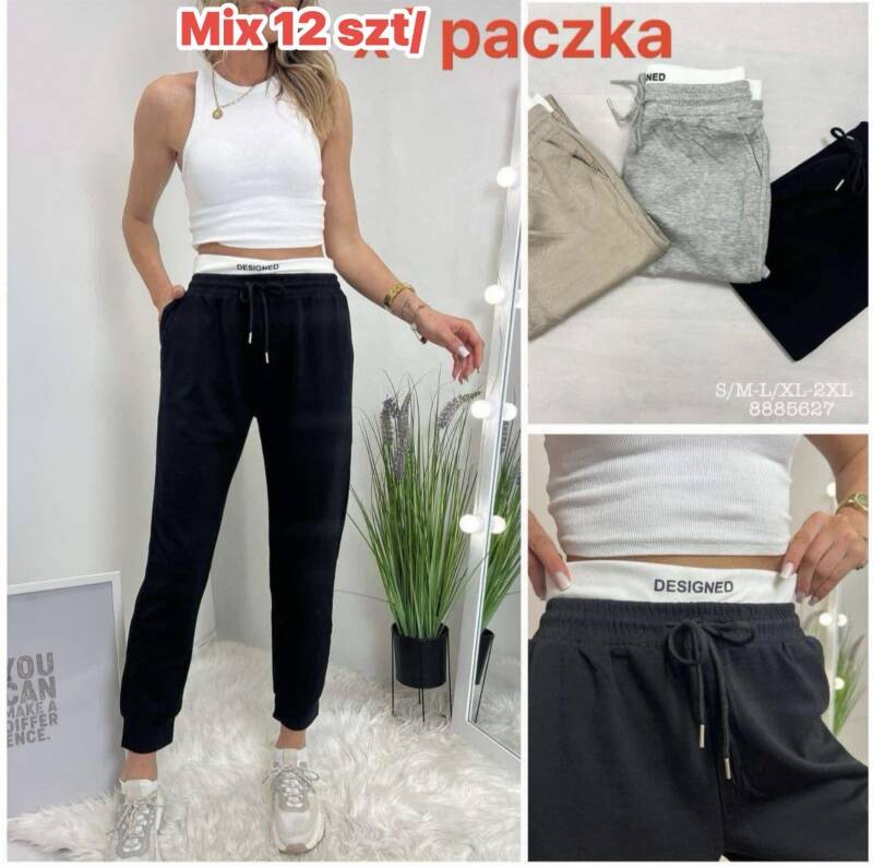 Spodnie damskie Roz S-2XL, Mix Kolor Paczka 12 szt 1
